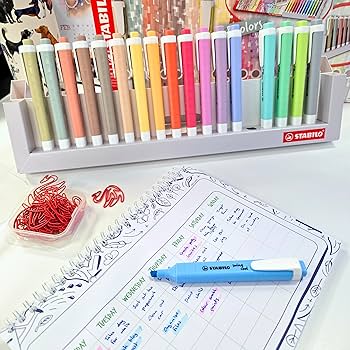 Set Pack De Marcadores Stabilo Swing Cool 18 Nature Colors - Stabilo