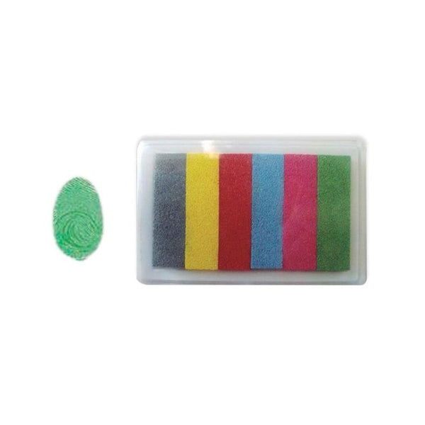 Tampón Huellas 6 Colores