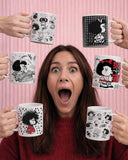Taza De Cerámica Desayuno Mafalda Logos - Funky Gift