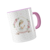 Taza de ceramica comunion nina flores Arguval 350 ml en Badajoz