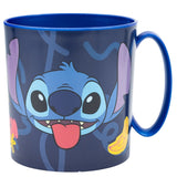 Taza Infantil De Plástico Reutilizable Para Microondas De 350 Ml Stitch - Stor