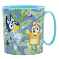 Taza Infantil De Plástico Reutilizable Para Microondas De 350 Ml Bluey Personajes - Stor