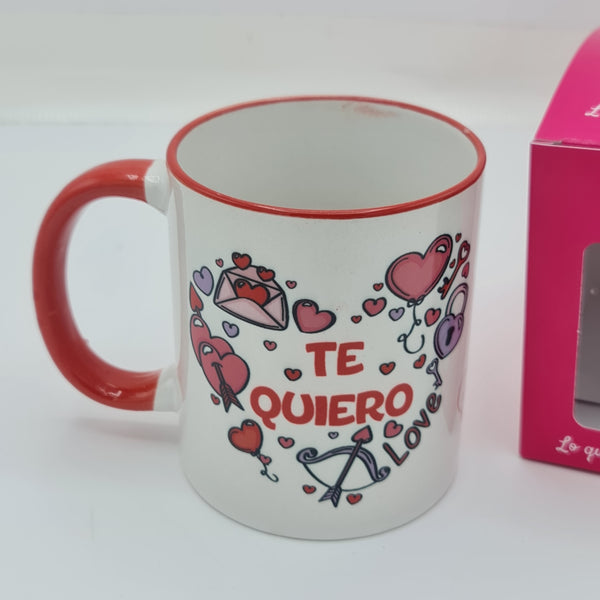 Taza De Cerámica Te Quiero - Apapachar