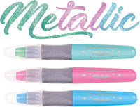 Set de 3 Tizas Para el Pelo Colores Metálicos Brillantes - Faber