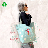 Tote Bag Bolso Patrimonio de la Humanidad Verde - Pepita Viajera