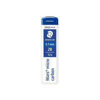 Caja de 12 minas de recambio Staedtler 0.7 mm 2B en papeleria Badajoz disponible en Be To Be Menacho y Valdepasillas