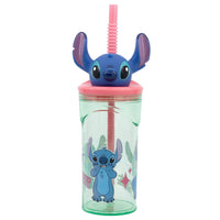 Vaso Figurita 3D 360 Ml Stitch Flowers - Stor