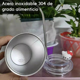 Vaso Termo Taza Térmica con Tapa de Personajes en Acero Inoxidable con Pajita Inox 440 ml - SE