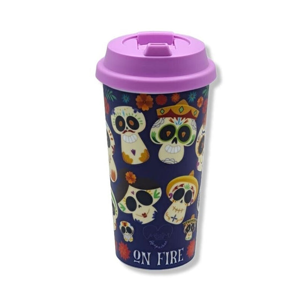 Vaso Termo Taza Térmica Para Café Viaje Oficina Calaveras Catrinas - Apapachar