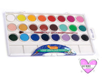 Acuarelas Jovi 24 Colores + Pincel - Jovi