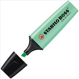 Subrayador STABILO BOSS Original Pastel Pizca de Menta con punta biselada disponible en Be To Be Badajoz