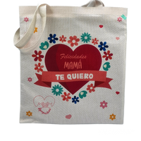 Tote Bag de tela Ecológica Felicidades Mamá TQ