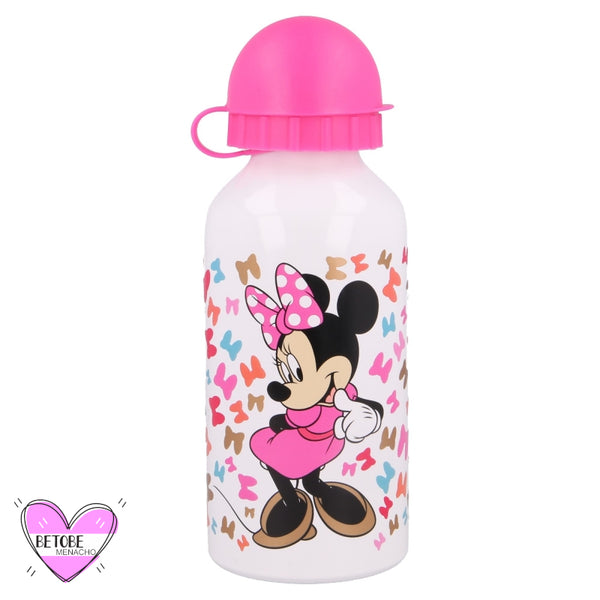 Botella De Agua Infantil De Aluminio Minnie Mouse - 400 ML - Stor