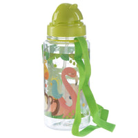 Botella de Agua Infantil con Pajita Animales Zooniverse 450ml - PK