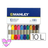 Ceras Blandas Manley Fluor ( 10 Colores )