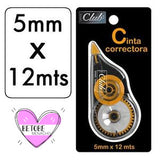 Cinta Correctora Tipex 5 mm x 12 m Ingraf Office en papeleria Badajoz – disponible en Be To Be Menacho y Valdepasillas