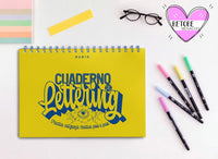 Cuaderno De Lettering Rubio. Practica Caligrafía Creativa Paso A Paso