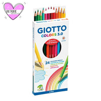 Lápices Acuarelables Colors 3.0 - 12 Colores - Lápices Triangulares Giotto - Lapices Acuarelables Primaria - Giotto