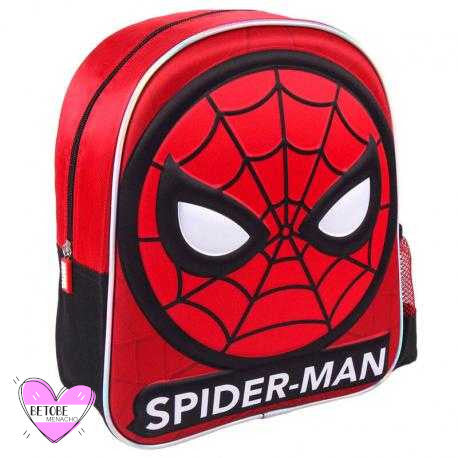 Mochila Infantil Logo Spiderman 3D Con botella Incluida - Cerdá