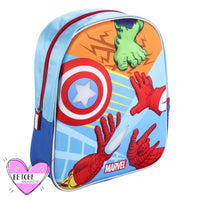 Mochila Infantil Avengers Marvel 3D ( Con Luces )