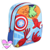 Mochila Infantil Avengers Marvel 3D ( Con Luces )