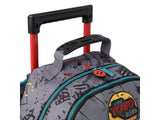 Mochila Escolar Mediana Con Ruedas Totto kids Kazumi Ninja