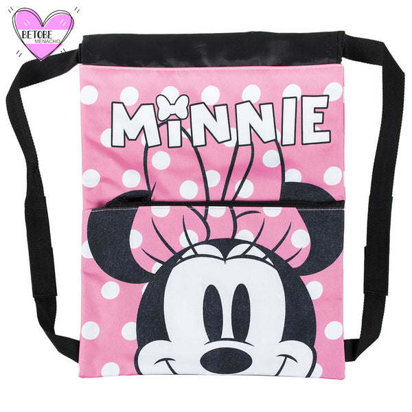 Saquito Mochila Minnie Mouse Topos