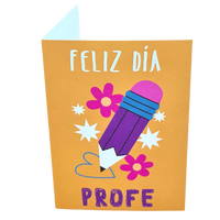 Tarjeta Feliz Día Profe