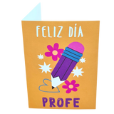 Tarjeta Feliz Día Profe