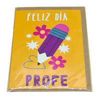 Tarjeta Feliz Día Profe