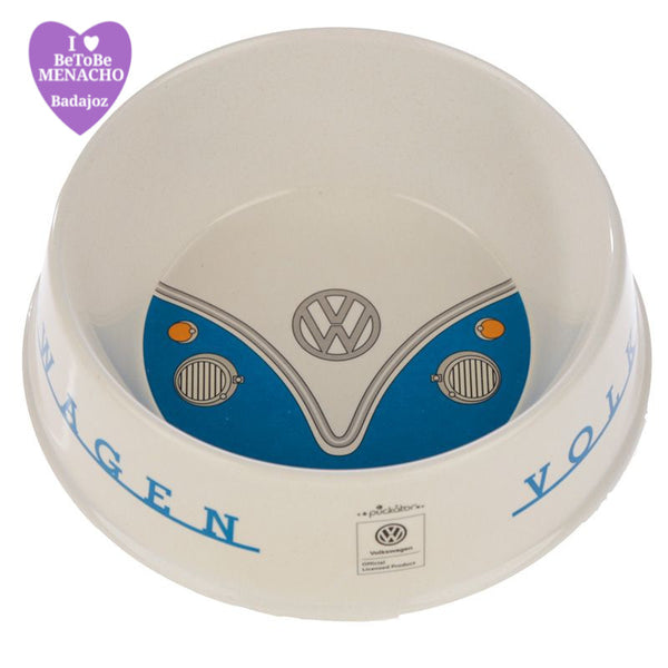 -𝟯𝟱%/ Comedero Para Mascotas - Composite Bambú - Camper Volkswagen VW Azul