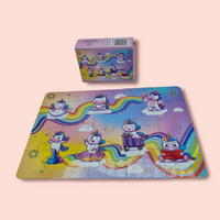 Puzzle Infantil Rainbows De Unicornios