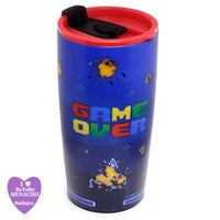 Taza Térmica De Viaje - Reutilizable En Acero Inoxidable- Game Over Arcade - 550 ml - Puckator