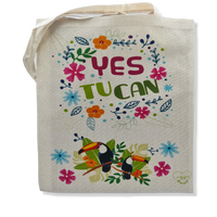 Tote Bag Ecológica De Yute Yes Tucán