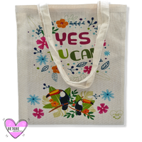 Tote Bag Ecológica De Yute Yes Tucán