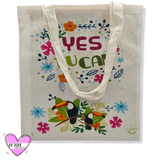 Tote Bag Ecológica De Yute Yes Tucán