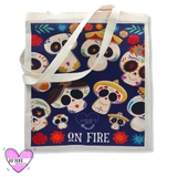 Tote Bag Ecológica De Yute Calaveras Catrinas