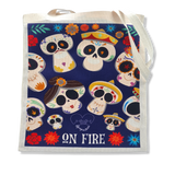 Tote Bag Ecológica De Yute Calaveras Catrinas