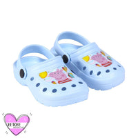 Chanclas / Zuecos Playa Azul Claro Peppa Pig